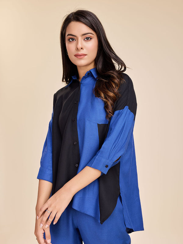 solid single breasted sleeveless waistcoat with two flap pockets at front and trousers set in cotton flex -